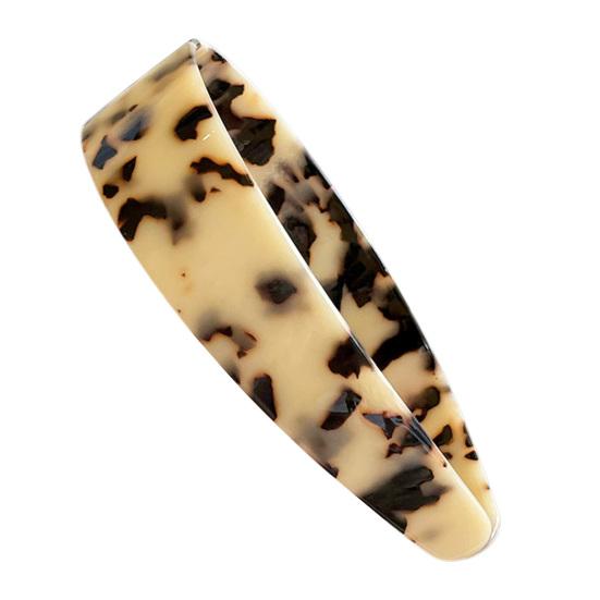 Dámský Vlasový Obruč Rozšířený Design Protiskluzové Zuby Čelenka Acetátová Deska Vysoká Pevnost