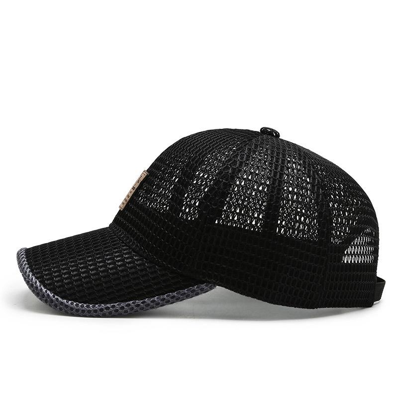 Full Mesh Baseball Cap,Quick Dry Baseball Cap Summer Mesh Sports Run Cap Adjustable