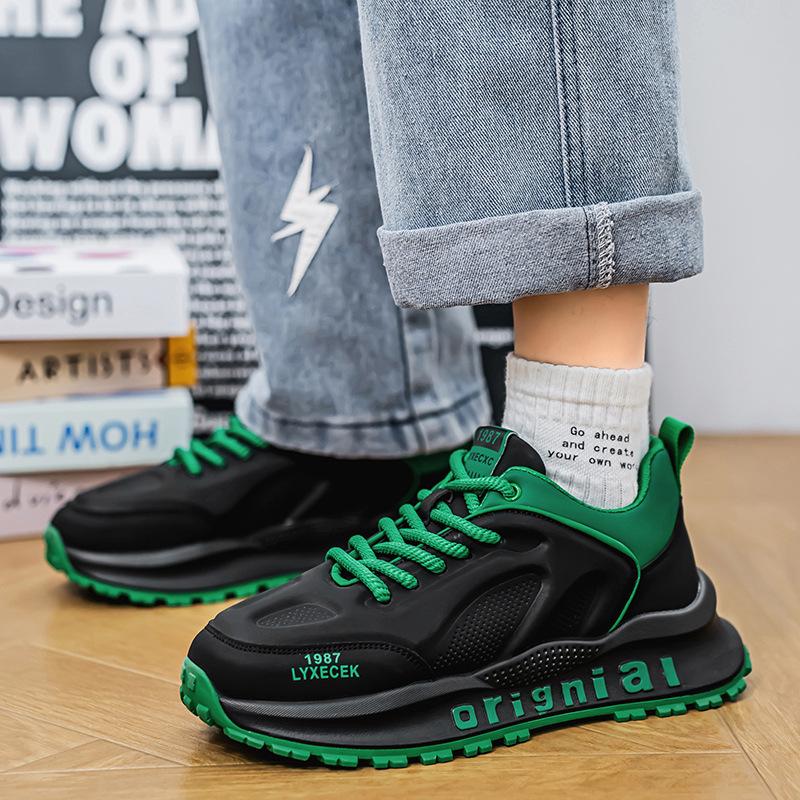 Novos tênis de pai solas grossas aumentam a versatilidade 2025 tênis casuais populares primavera solas macias não cansam os pés tênis esportivos