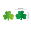Set of 50 Patricks Day Shamrock Sticker Adhesive Plant Decal Paper Texture for Craft and Home Decoration Top Sale