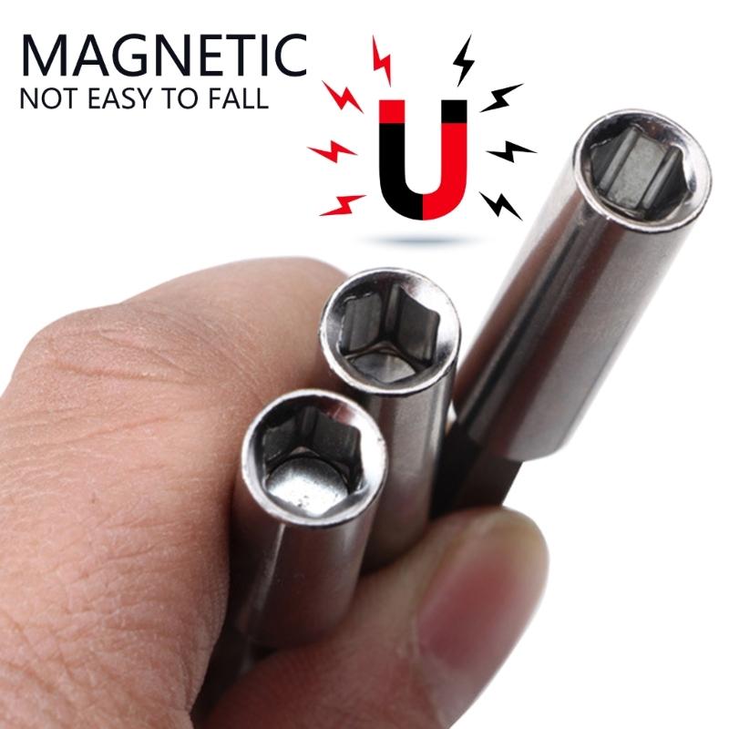 4Pcs Bit Holder Magnetic Drill Set Bit Holder Magnetic Extension Screwdriver Bit Holder for Electric Drill Screwdriver