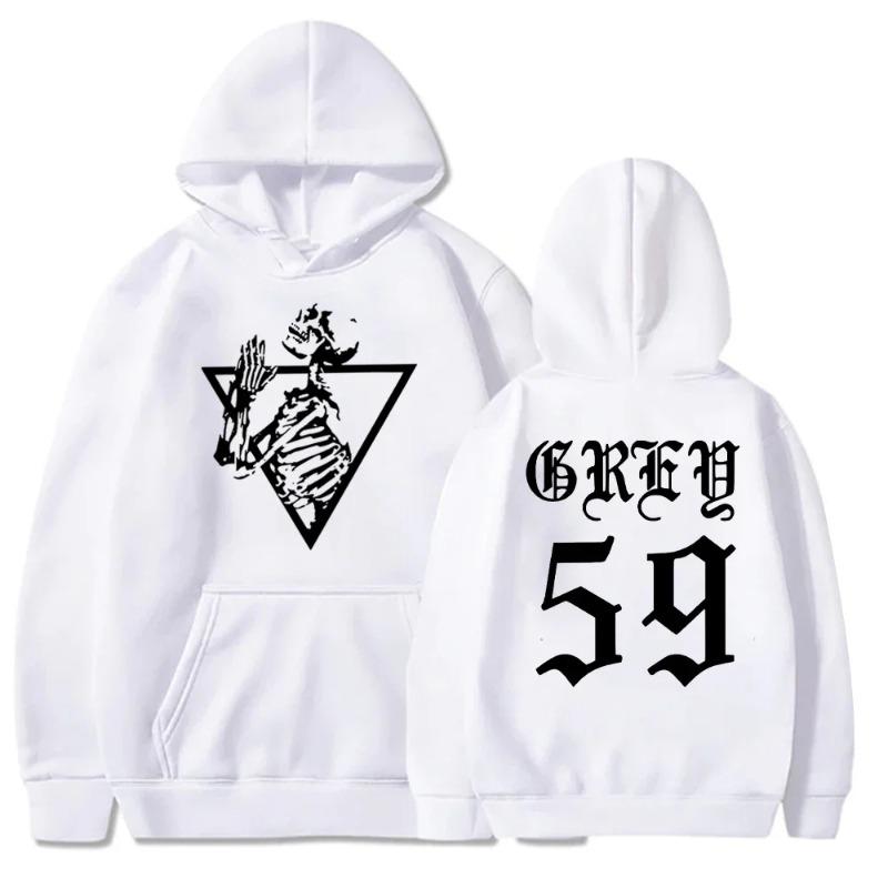 Suicideboys G59 Skeleton Printed Hoodies  Trendy Music Unisex Streetwear Pullover Casual Comfortable Soft Sweatshirts
