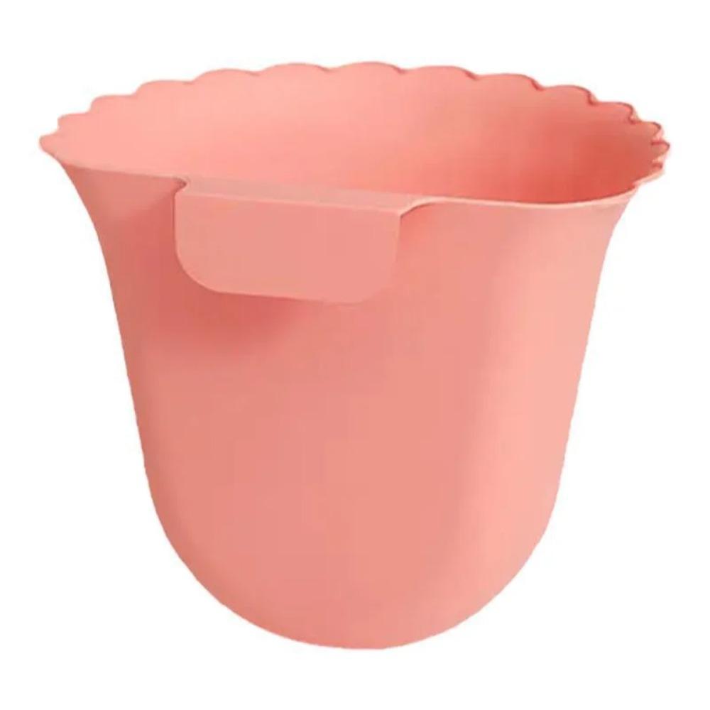 Anti-fall Kitchen Hanging Trash Can Plastic Clutter Storage Bucket Rubbish Container  Bathroom