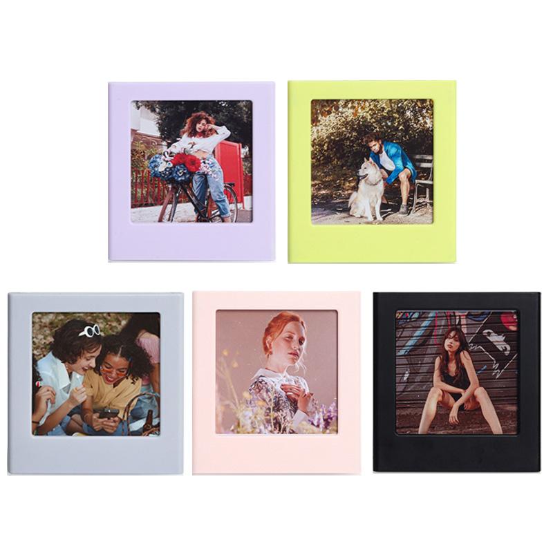 

[Фотолаборатория] [Набор из 5 шт.] Магнитная фоторамка Магнит на холодильник для фото Instax Square SQ CAC05 чистый