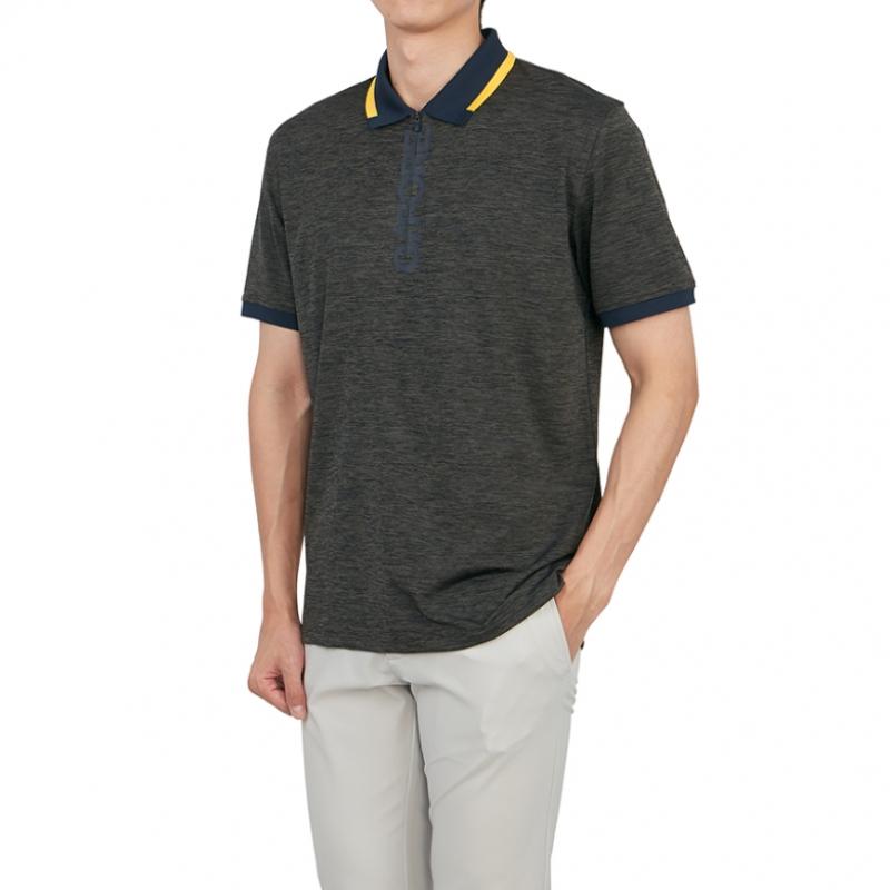 Galleria G Fore Golfwear Bărbați Guler Mânecă Scurtă Tricou G4mS23k122 chGr