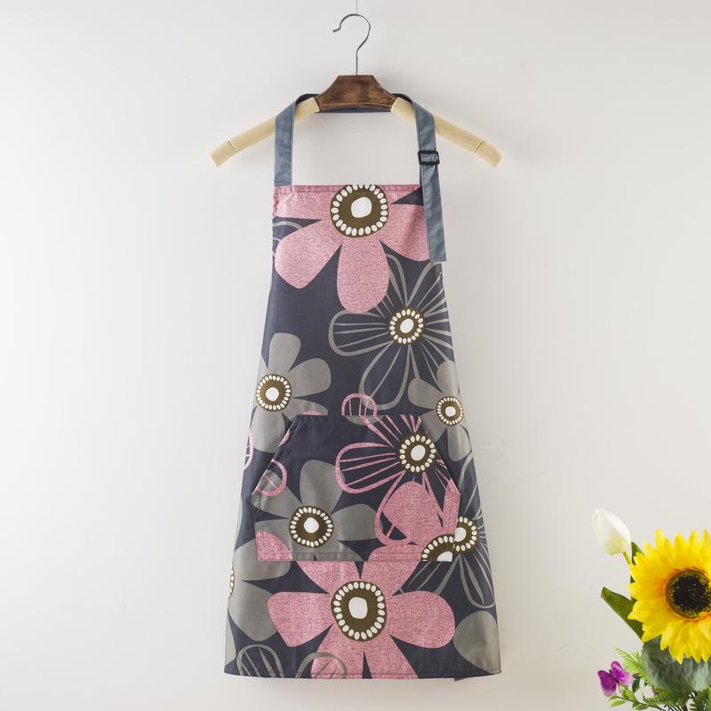 2025 Women's Japanese-Style Waterproof Kitchen Apron: Lightweight, Oil & Stain-Proof, Fashionable Summer Design