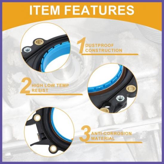 Crankshaft Oil Seal for Volkswagen Jetta 2005 2006 with Flange No.038103171S