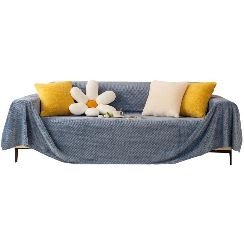 Plush Sofa Cushion, Sofa Cover, Multifunctional Sofa Cover Cloth, Dustproof Cloth, Universal for All Seasons