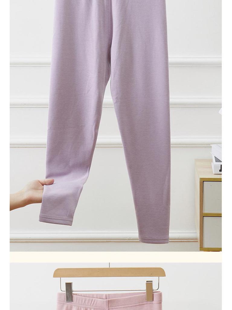 Women's Plus Size Quick-Warming Thermal Leggings - Autumn/Winter Cotton Fleece, Thickened, Heat-Generating, and Warm Line Design