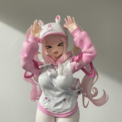 26cm Nikke Alice Model Pink Bunny Action Figure Standing Girl Doll GK Statue Anime Game Ornament Collectible Toys for Girls