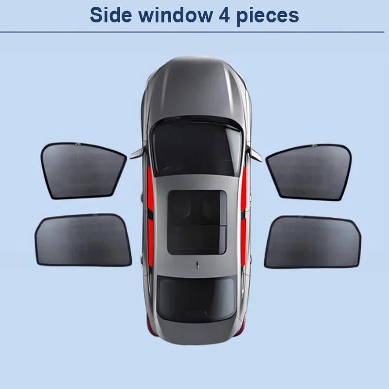 For Mercedes Benz A Class V177 Saloon 2018~2026 Car Sunshade Privacy Mesh Curtain Heat Insulation Sunscreen Visor Accessories