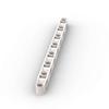 Non-Toxic Moc 10Pcs 71710 Modified Liftarm With Holes Thick 1X15 Building Blocks Kit Perpendicular Turning Transfer Bricks Toys Kids Gift