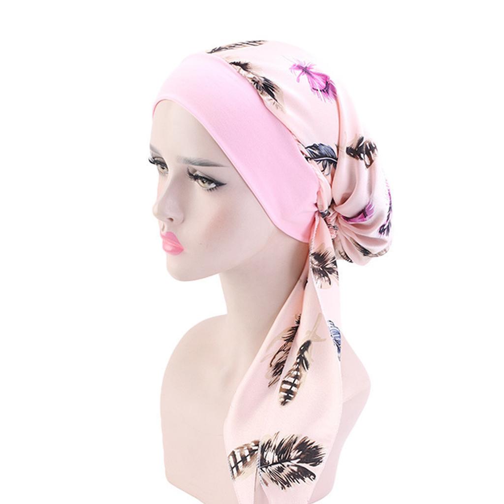 Chemotherapy Headband For Women, Summer Lightweight Chemotherapy Hat With Turban, Silk Soft Fashionable Headband