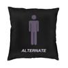 Custom Reverse Positive Square Throw Pillow Case Decoration 3D Double Side Printing Techwear Cushion Cover for Sofa