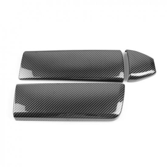 Carbon Console Armrest Box Cover Trim For Mercedes GLS Class X166 GLE Class W166