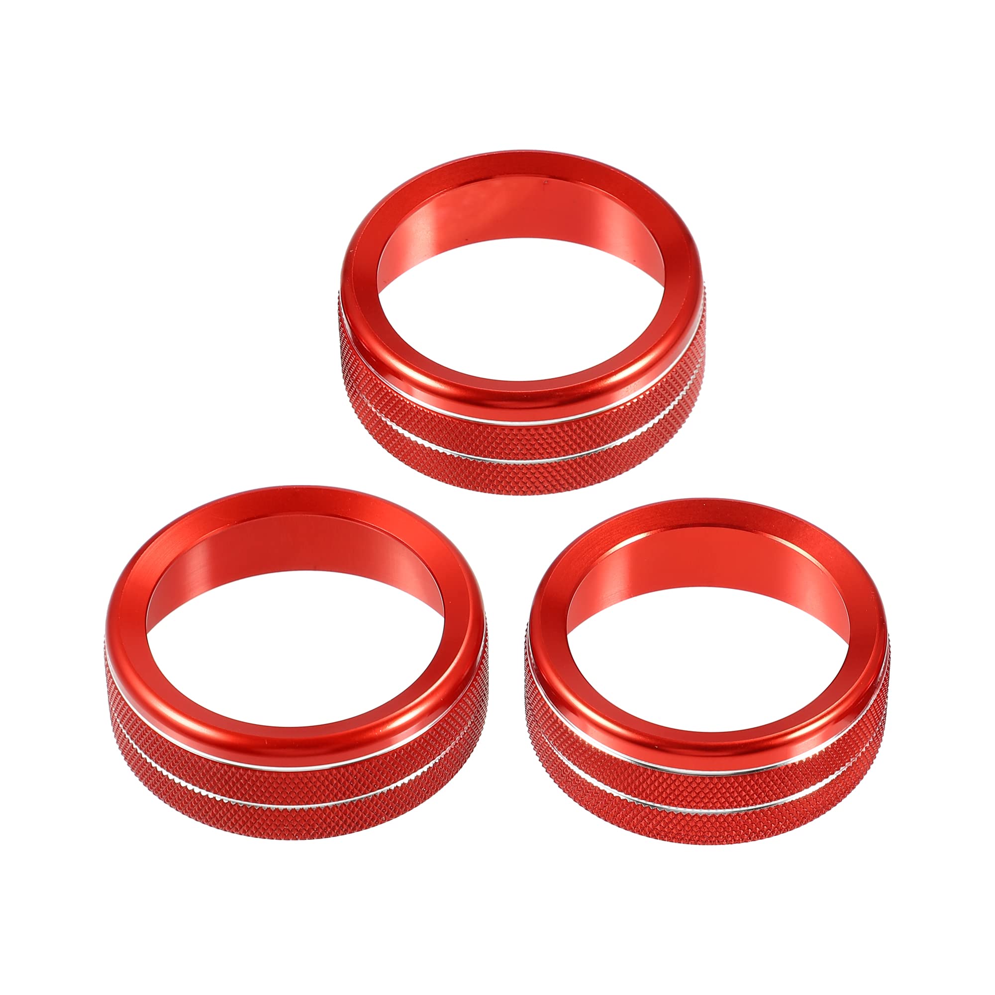 

A ABSOPRO Car Air Conditioning Knob Decal AC Radio Switch Knob Cover Fits Jeep червоний