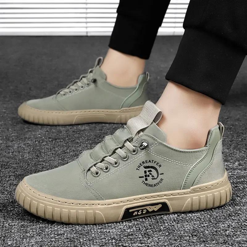 Herren Freizeitschuhe Atmungsaktive Schwarze Sneaker Mode Fahren Gehen Tennisschuhe für Herren Skate Flats Zapatillas Hombre Schuhe