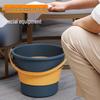 Foldable Portable Plastic Water Bucket Set