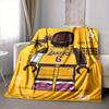 1Pc Lego Lakers Legend Flannel Blanket, Soft And Comfortable, Casual Warm, Camping Travel, Christmas, Halloween Xmas Gift N1152