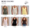 Women's Euro-American Halter Sports Vest: Tummy Control, Open Back, Breathable, Quick-Dry Yoga Top