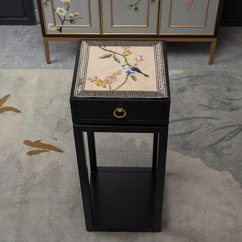 

Новый китайский стиль Подставка для цветов Коврик Полка Накидка Ткань Угловая накладка на стол Квадратная накладка на стол Накладка на низкий стол Вышитая ткань Жардиньерка Пылезащитная накладка Peach blossom khakis mat 30X30CM