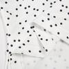 European & American Style Polka Dot Pleated Tie-Up Tank Top with Round Neck, Versatile and Slim Fit
