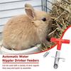 100 Pieces Nipple Feeder Bunny Water Drinker Automatic Watering System Waterer For Rodent Small Animals Poultry