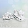 7cm Handmade Toys Birthday Gifts Canvas Shoes Doll Accessories Wave Point Shoes Doll Shoes