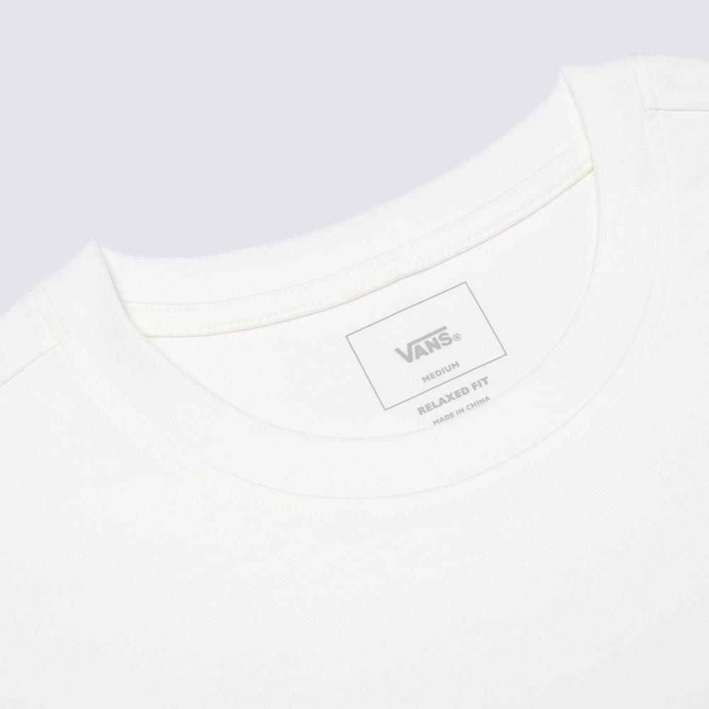 Vans SpeakerGFX Fashion Comfortable Trendy Simple Solid Color Short Sleeve T-Shirt Unisex Tops White VN000NMFFS81