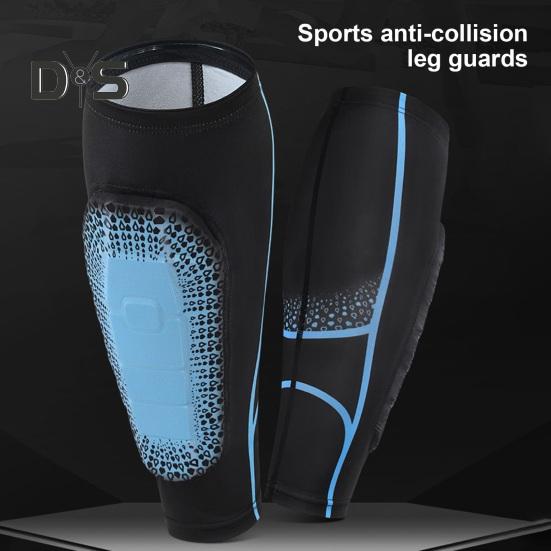 Soccer Shin Guards for Adults Anti-Collision Shin Pads Compression Leg Protection Sleeve Athletic Gear for Football Sports Fitness