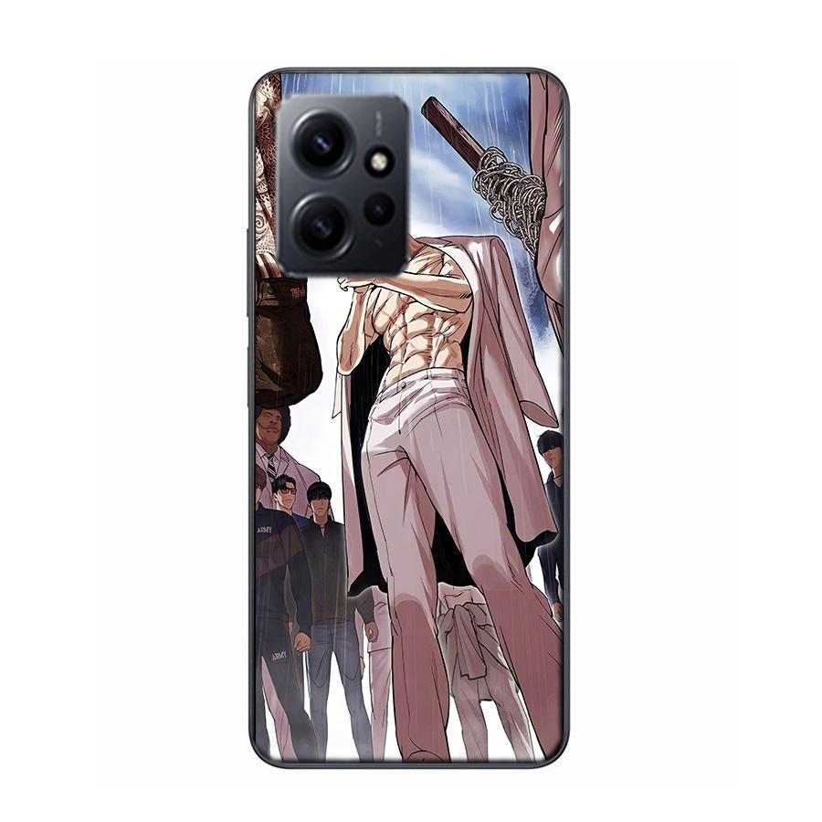 Jonggun Lookism Phone Case For Redmi 12 13C 12C 15C 9 10 10C Note 13 Pro Plus 14 15 Pro 9T 9C 9A TPU Soft Cover Clear Cell Case