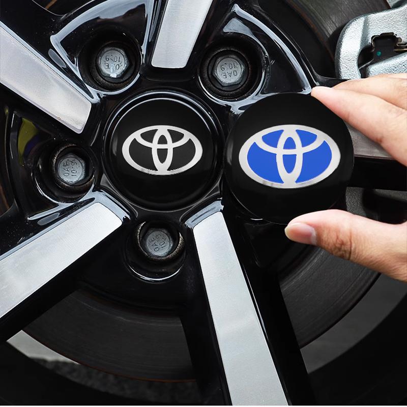 20Pcs 56mm Toyota Car Wheel Hub Center Cap Emblem Badge Stickers For Corolla Avalon Supra Yaris Prado Prius Rav4 Camry Accessory
