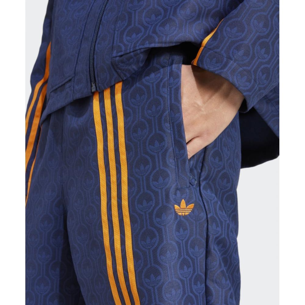 Adidas 70s Club Pants   Navy Orange Jn5971