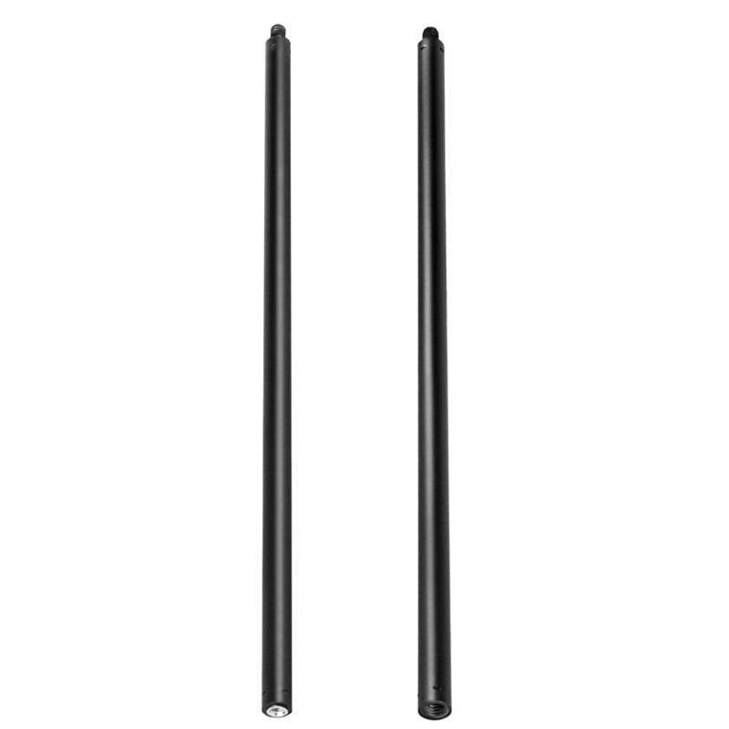 Telescopic Camera Stick Rod, 3/8" 1/4"  2 Section Tripod Center Column for SLR, Quick Height Adjustment