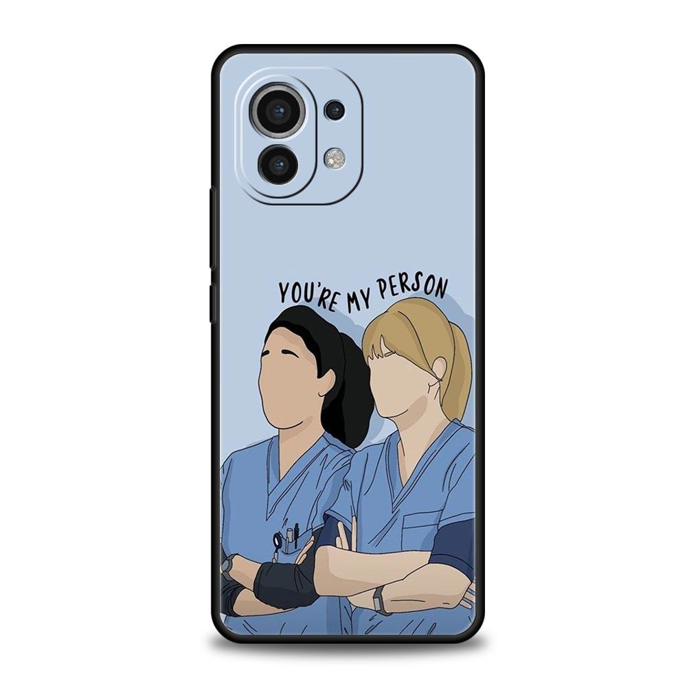 Greys Anatomy Phone Case Cover for Xiaomi Mi 17 15 14 13 12 11 Ultra 15T 14T 13T 12T 11T Pro Lite 5G Soft TPU Shell Fundas Capas