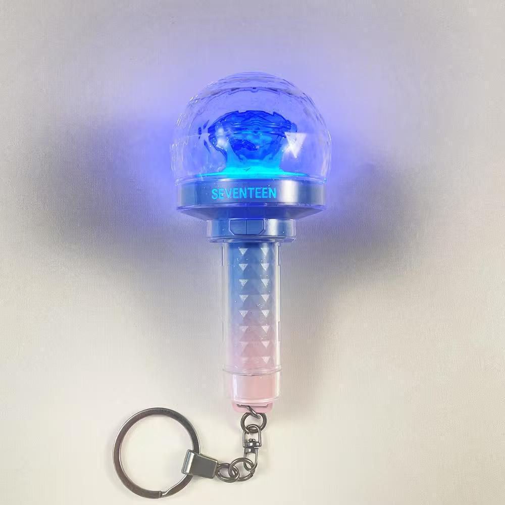 Seventeen 10th Anniversary Mini Lightstick Keychain - Carat Bong SVT Style