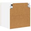 Wall Mounted Glass Cabinet PORTO Sonoma Oak 40 x 31 x 40 cm