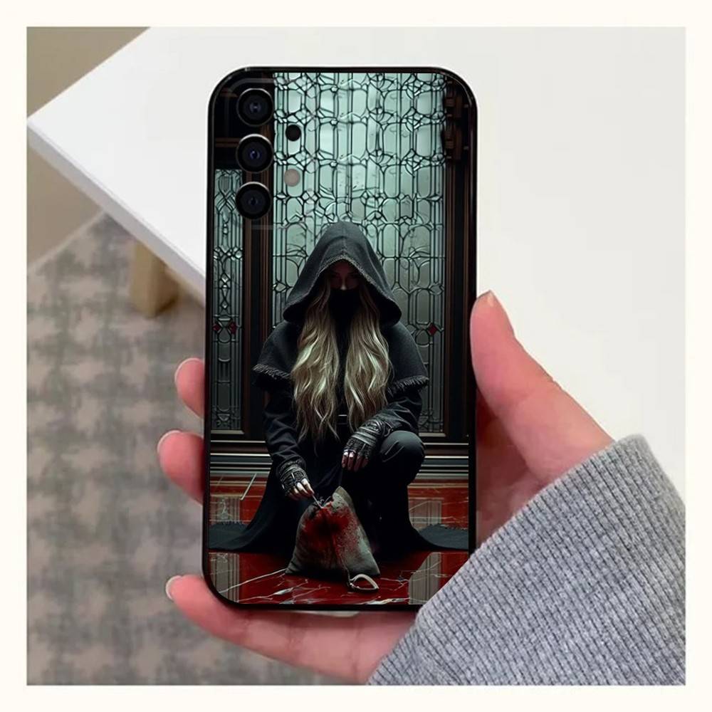

Чехол для телефона «Стеклянный трон» для Samsung Galaxy A20, A21s, A22, A31, A32, A52, A53, A72, 73, A80, A91 Мягкий черный чехол Samsung a21s