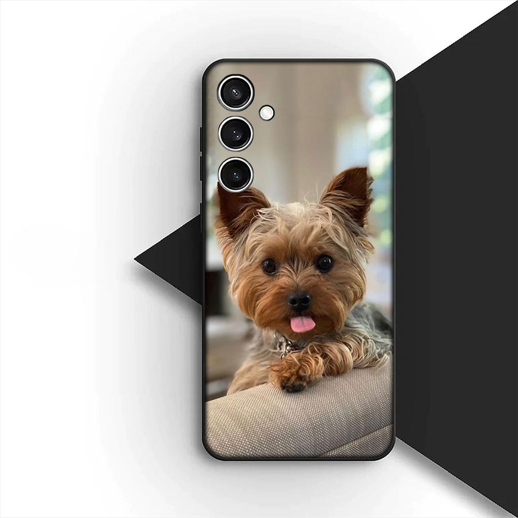 for Samsung Galaxy S10 S8 S9 Plus A33 A34 A31 70 A71 A72 Note 20 9 8 S10E Phone Case Yorkshire Terrier Yorkie Dachshund Dog