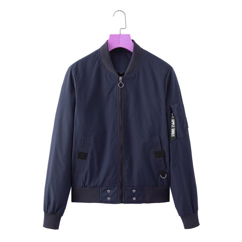 2 new fashion popular stand-up collar urban casual cotton clothes pilot jacket spring and autumn coat women