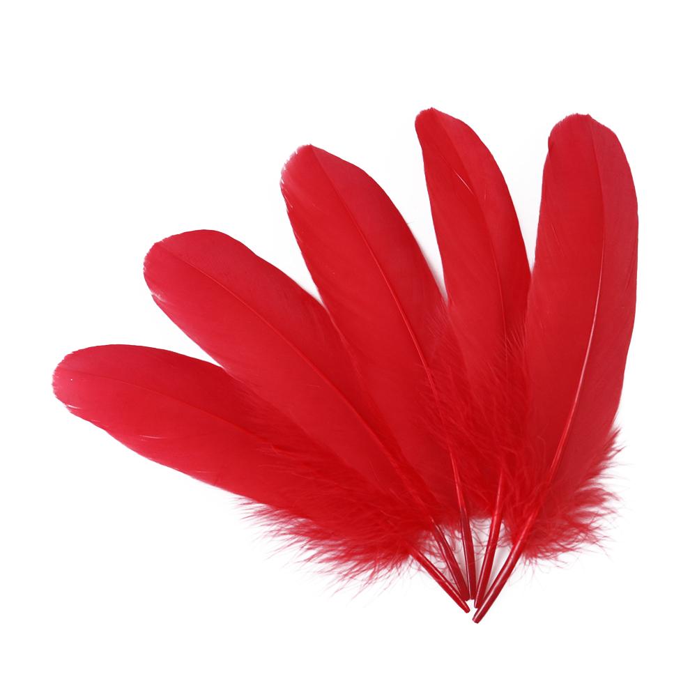 50/200/500 Stück Harte Stange Natürliche Gänsefedern Bastel Federn Weiße Federn Schmuckherstellung DIY Party Hochzeitsdekoration 15-20CM