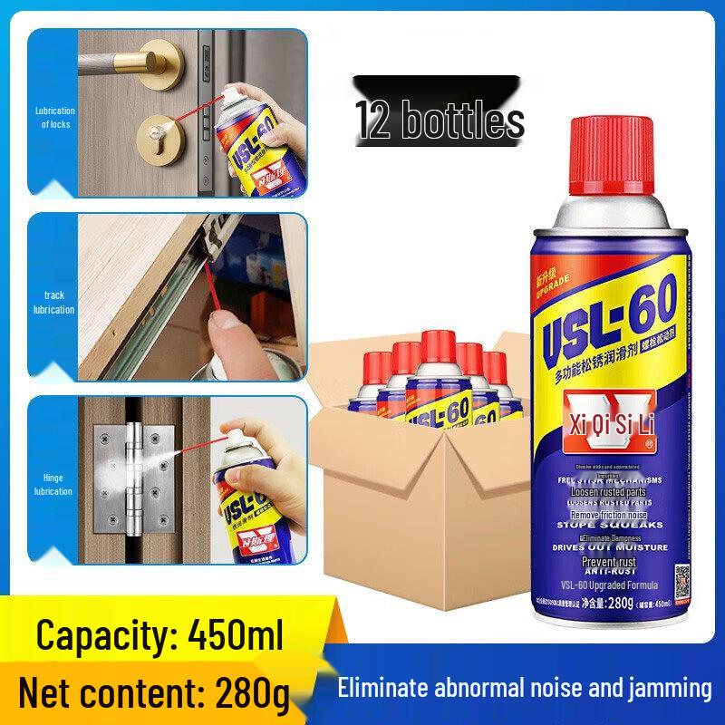 Weislie Multi-Purpose Rust Remover Lubricant Spray