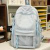 School Bag for Girls, High Aesthetic Value Transparent Pain Bag for Middle School Students, Cute Elementary School Backpack, Large Capacity
