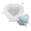 Love Candle Mold 3D Grid Heart Shape Candle Soap Mould Handmade Mousse Chocalete Cake Mold Plaster Mold Tool for Valentines Day