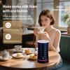 Magnetic Levitation Milk Frother with Temperature Display, 4-in-1 Hot/Cold Automatic Frother