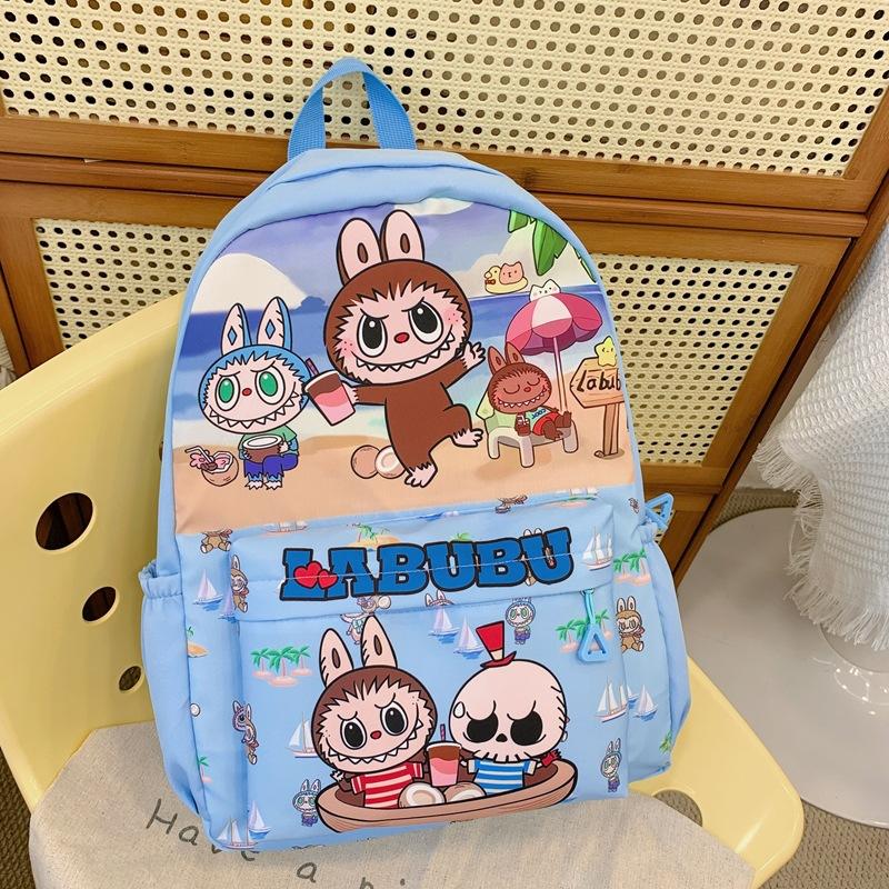 Fun Cartoon Boys And Girls Backpack Cute Kindergarten Primary School Students Schoolbag Large Capacity Children'S Bag