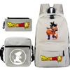 Dragon ball dragon ball three-piece set animation periphery new pencil case set leisure student backpack