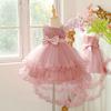 Girls' Formal Princess Dress for Birthdays and Piano Performances