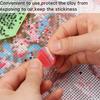 1/6ks Macaron Diamantové malování Lepicí Hliněná Úložná Krabička Vrtací Bláto Výšivka Křížový Steh Úložný Kontejner DIY Nástroje pro Nail Art