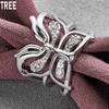 925 Sterling Silber Schmetterling AAA Zirkon Ring Exquisite Charme Mode Hochzeit Schmuck